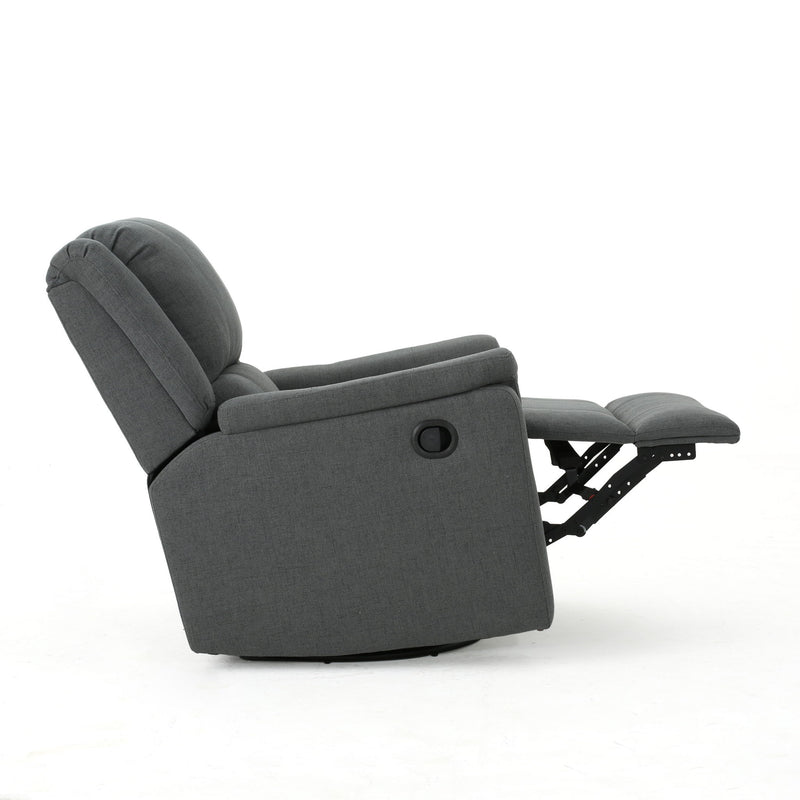 Glider Recliner With Swivel, Manual Reclining Chair - R&R Furniture Gallery (Fountain Valley, CA)