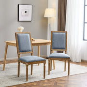 French Country Style Dining Chair With Upholstered Seating And Fluted Legs - R&R Furniture Gallery (Fountain Valley, CA)