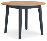 Gesthaven - Round Dining Room Drop Leaf Table Set - R&R Furniture Gallery (Fountain Valley, CA)