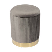Zoe - Velvet Storage Ottoman - R&R Furniture Gallery (Fountain Valley, CA)
