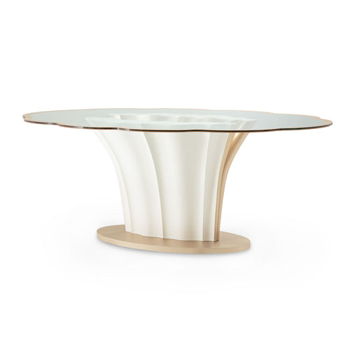 London Place - Entry Table - Creamy Pearl - R&R Furniture Gallery (Fountain Valley, CA)