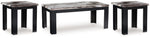 Jazmore - Occasional Table Set (Set of 3) - Dark Brown - R&R Furniture Gallery (Fountain Valley, CA)