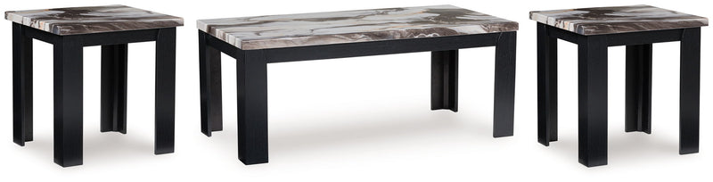 Jazmore - Occasional Table Set (Set of 3) - Dark Brown - R&R Furniture Gallery (Fountain Valley, CA)