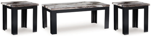 Jazmore - Occasional Table Set (Set of 3) - Dark Brown - R&R Furniture Gallery (Fountain Valley, CA)