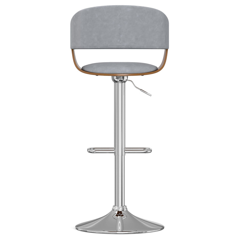Lowell - Adjustable Swivel Bar Stool - Stone Gray - R&R Furniture Gallery (Fountain Valley, CA)