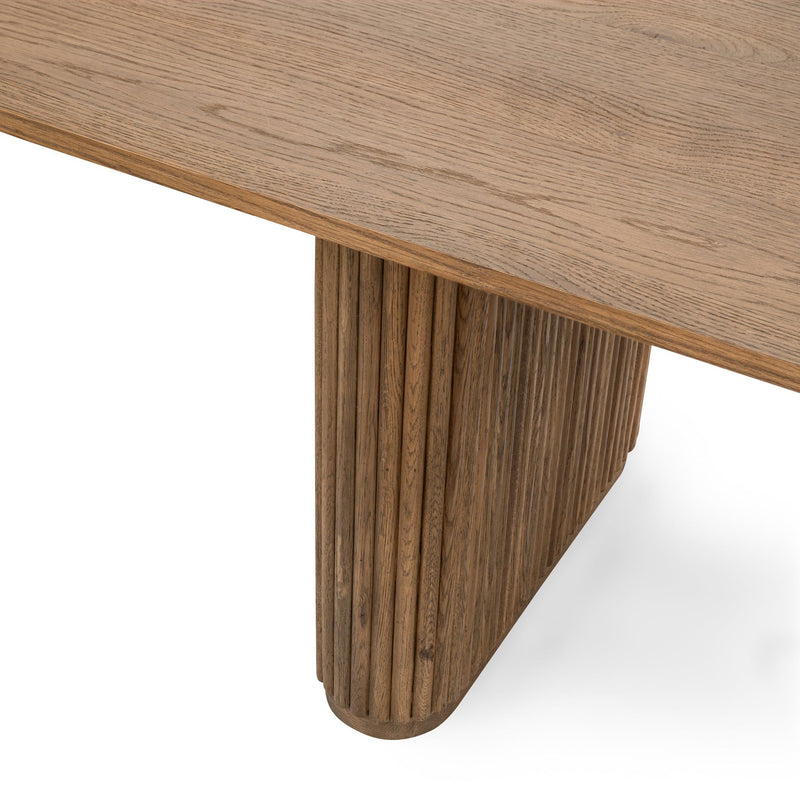 Vander - Oak Wood 84" Dining Table - R&R Furniture Gallery (Fountain Valley, CA)