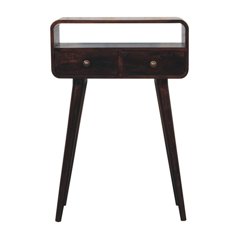Solid Wood Curved Console Table - R&R Furniture Gallery (Fountain Valley, CA)