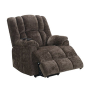 Pacay - Power Recliner With Lift & Heating & Massage - Brown Chenille - R&R Furniture Gallery (Fountain Valley, CA)