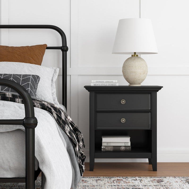 Amherst - Bedside Table, Handcrafted - R&R Furniture Gallery (Fountain Valley, CA)