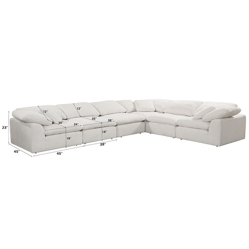 Naveen - Modular Armless Chair - R&R Furniture Gallery (Fountain Valley, CA)