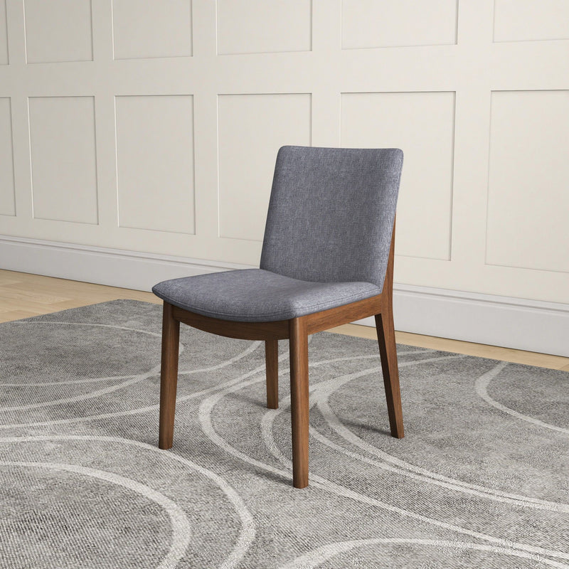 Laura - Mid-Century Modern Solid Wood Dining Chair (Set of 2) - R&R Furniture Gallery (Fountain Valley, CA)
