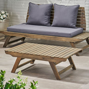 Outdoor Acacia Wood Coffee Table With Open Slat Design - R&R Furniture Gallery (Fountain Valley, CA)