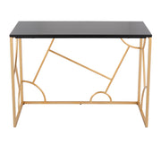 Lumi Source Constellation contemporary writing desk with sleek surface and modern design, ideal for home office or workspace.