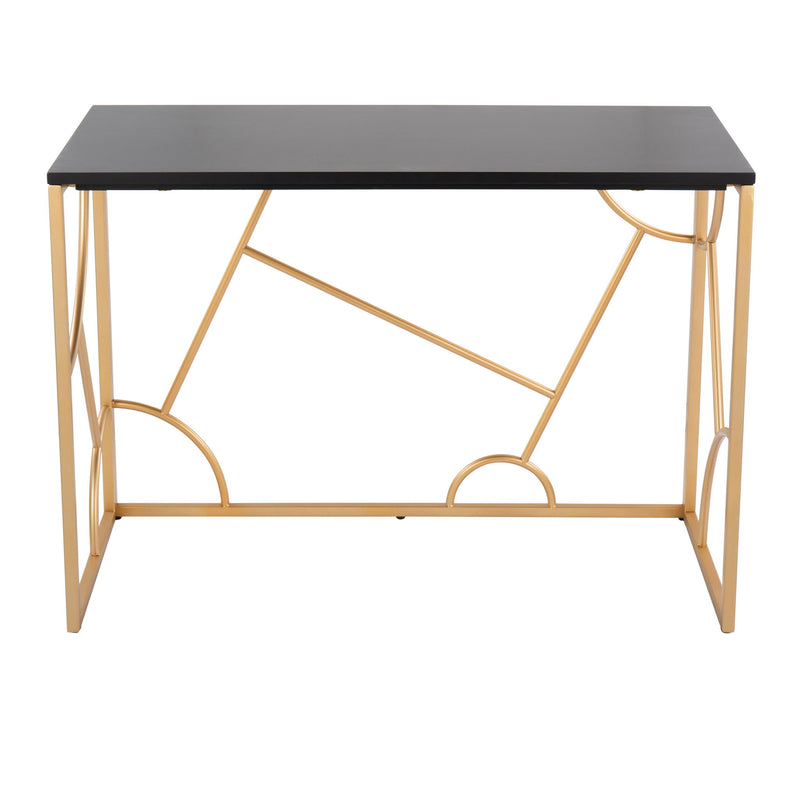 Lumi Source Constellation contemporary writing desk with sleek surface and modern design, ideal for home office or workspace.