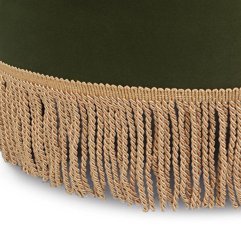 Yolanda - Round Upholstered Accent Ottoman - R&R Furniture Gallery (Fountain Valley, CA)