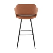 Set of two Lumi Source Margarite contemporary barstools with sleek design and modern style, perfect for kitchen or bar area.