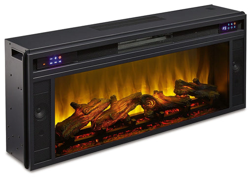 Entertainment Accessories - Fireplace Insert - Rectangular - Black - R&R Furniture Gallery (Fountain Valley, CA)