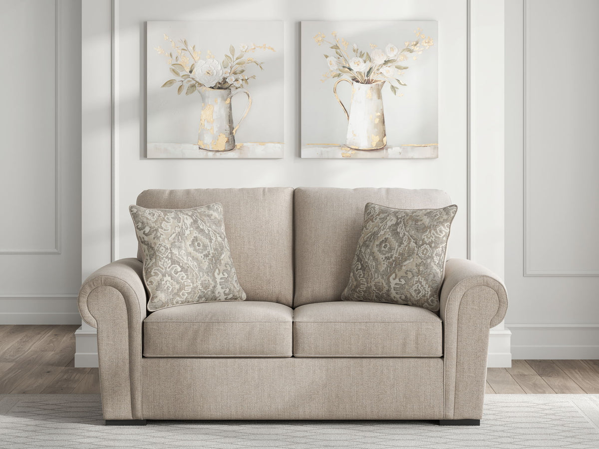 Sararose - Loveseat - Heather - R&R Furniture Gallery (Fountain Valley, CA)