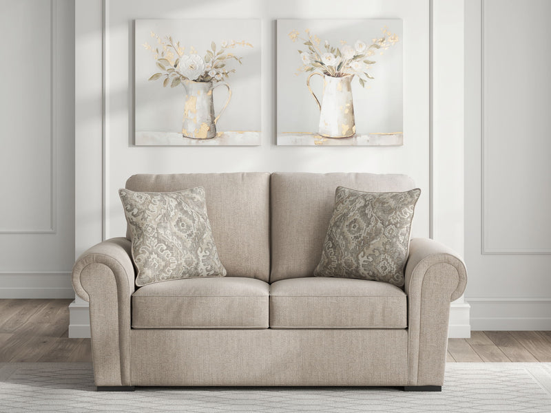 Sararose - Loveseat - Heather - R&R Furniture Gallery (Fountain Valley, CA)