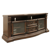 Bella - TV Console With Power Center - Vintage Sienna - R&R Furniture Gallery (Fountain Valley, CA)