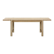 Gata - Outdoor Rectangular Dining Table - Light Teak - R&R Furniture Gallery (Fountain Valley, CA)