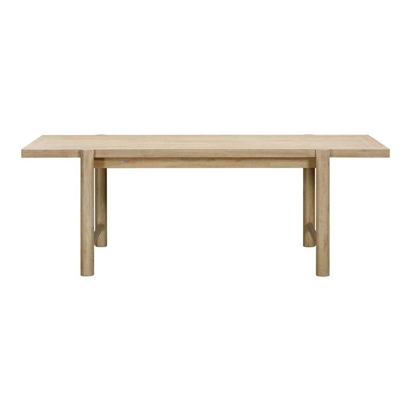 Gata - Outdoor Rectangular Dining Table - Light Teak - R&R Furniture Gallery (Fountain Valley, CA)