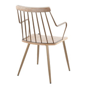 Lumi Source Preston farmhouse dining chair set of 2 with wooden frames and upholstered seats, ideal for rustic dining rooms.