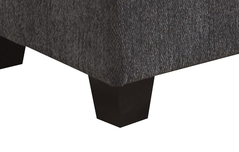 Ottoman - Gray - Wood - R&R Furniture Gallery (Fountain Valley, CA)
