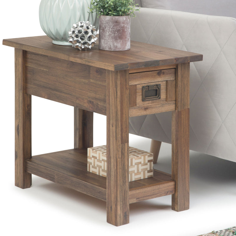 Monroe - Handcrafted Side Table - R&R Furniture Gallery (Fountain Valley, CA)