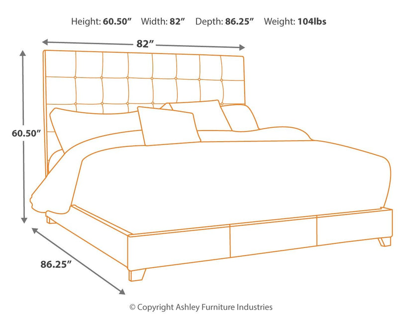 Dolante - Upholstered Bed - R&R Furniture Gallery (Fountain Valley, CA)