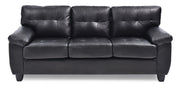 Comfortable stationary sofa by Glory Furniture with plush cushions and modern design, perfect for living room relaxation.