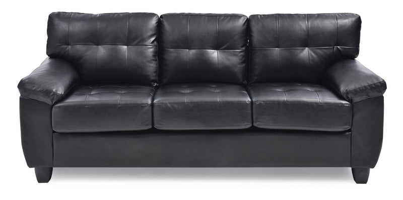 Comfortable stationary sofa by Glory Furniture with plush cushions and modern design, perfect for living room relaxation.