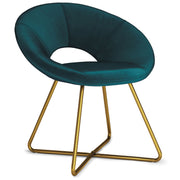 Simpli-Home Barrett upholstered accent chair with plush fabric and wooden legs, stylish seating for living rooms or bedrooms.
