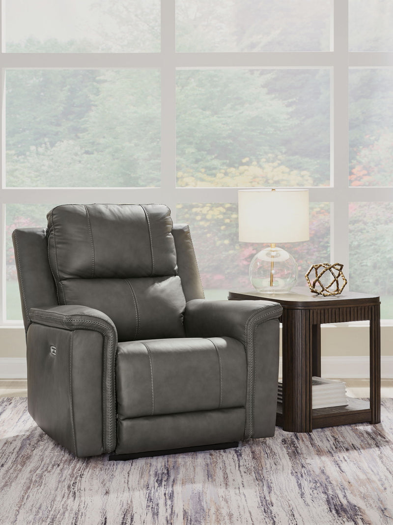 Bleckley - Power Recliner With Adjustable Headrest - R&R Furniture Gallery (Fountain Valley, CA)