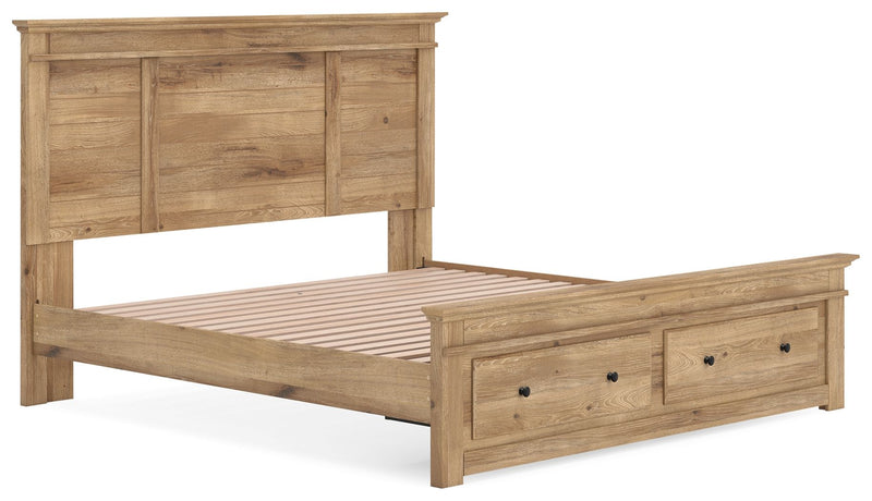 Makidern - Panel Storage Bed With Storage Footboard - R&R Furniture Gallery (Fountain Valley, CA)