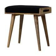 Tray Style Footstool - Black - R&R Furniture Gallery (Fountain Valley, CA)