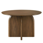 Delmon - Round Dining Table - Dark Walnut - R&R Furniture Gallery (Fountain Valley, CA)