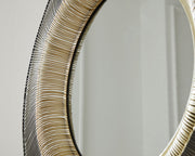 Dallmen - Accent Mirror - Black / Gold Finish - R&R Furniture Gallery (Fountain Valley, CA)