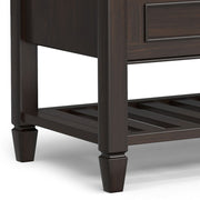 Connaught - Entryway Storage Bench With Shelf - Chestnut - R&R Furniture Gallery (Fountain Valley, CA)
