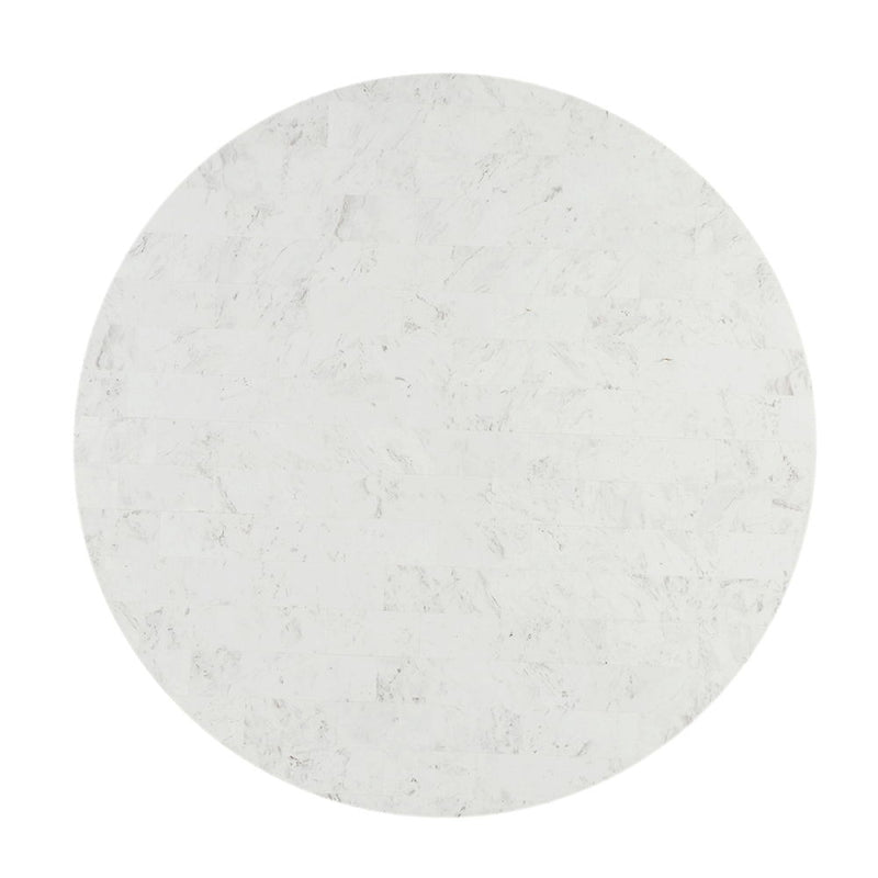 Kala - Round Dining Table With Marble Top - Natural Marble Top & Oak - R&R Furniture Gallery (Fountain Valley, CA)