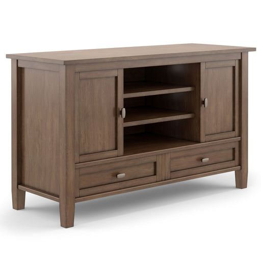 Warm Shaker - TV Media Stand Handcrafted - R&R Furniture Gallery (Fountain Valley, CA)