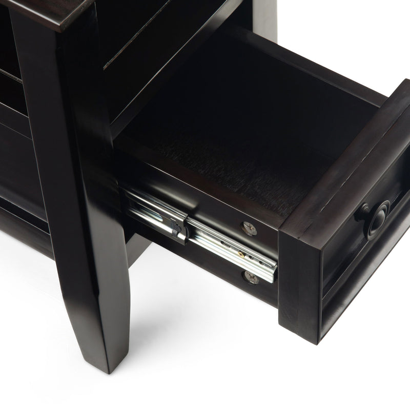 Amherst - Narrow Side Table - Hickory Brown - R&R Furniture Gallery (Fountain Valley, CA)