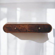 Wall Mounted Console Table - Walnut - R&R Furniture Gallery (Fountain Valley, CA)