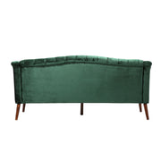 Comfy 3 Seat Sofa With Wooden Legs, For Living Room And Study - R&R Furniture Gallery (Fountain Valley, CA)
