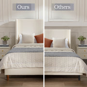 Harper - Tall Headboard Upholstered Bed - R&R Furniture Gallery (Fountain Valley, CA)
