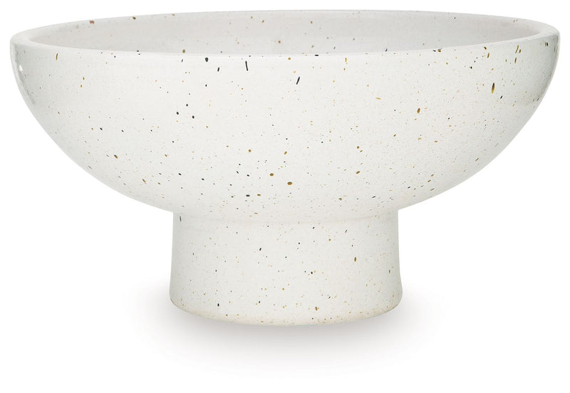 Dallinworth - Bowl - White / Black - R&R Furniture Gallery (Fountain Valley, CA)