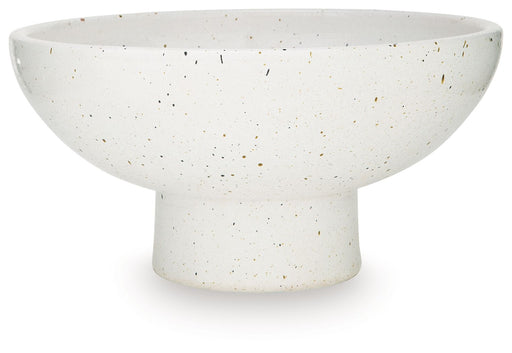 Dallinworth - Bowl - White / Black - R&R Furniture Gallery (Fountain Valley, CA)