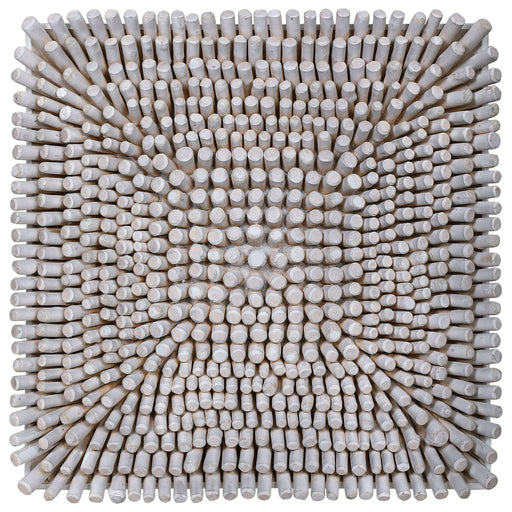 Uttermost Portside wood wall panel decor showcasing textured, natural wood grain for stylish wall decoration.