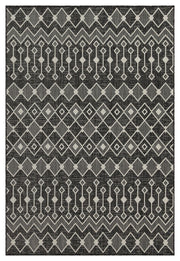 Sunshine - 5'3" X 7'3" Indoor, Outdoor Area Rug - Anthracite - R&R Furniture Gallery (Fountain Valley, CA)