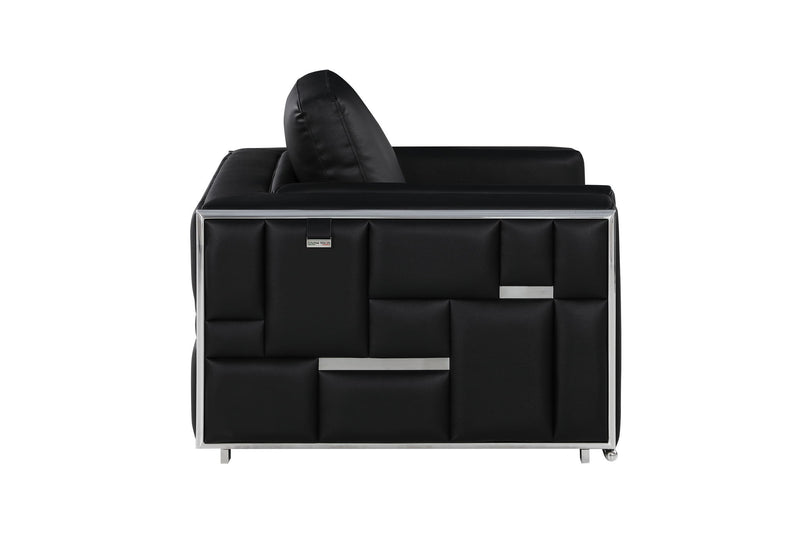 1130 - Top Grain Italian Leather Chair - R&R Furniture Gallery (Fountain Valley, CA)